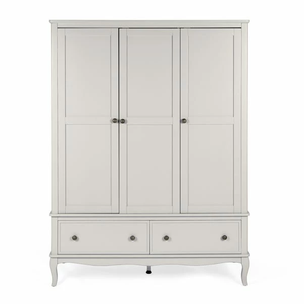 Dunelm Clara Triple Wardrobe, Grey 4 Dunelm Clara Triple Wardrobe, Grey - Image 2