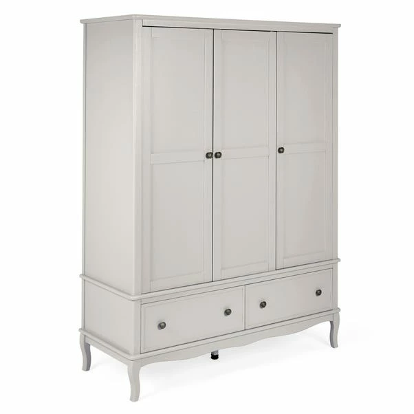 Dunelm Clara Triple Wardrobe, Grey 5 Dunelm Clara Triple Wardrobe, Grey - Image 3