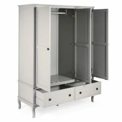 Dunelm Clara Triple Wardrobe, Grey 11 Dunelm Clara Triple Wardrobe, Grey -furniture Shop 30712489 alt03