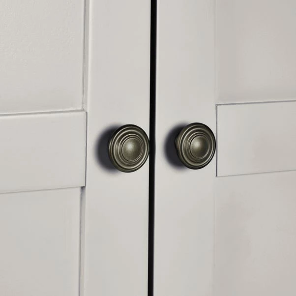 Dunelm Clara Triple Wardrobe, Grey 8 Dunelm Clara Triple Wardrobe, Grey - Image 6