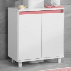 Lloyd Pascal Vienna White Under Sink Unit With Reversible 4 In 1 Colour Bar