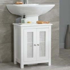 Lloyd Pascal Palermo Cane White Undersink Unit