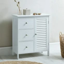 Dunelm Nautical 3 Drawer Cabinet Unit