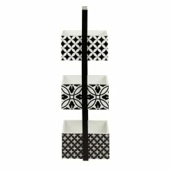 Dunelm Geo Tile Monochrome Caddy -furniture Shop 30727567 alt02