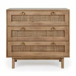 Dunelm Indi 3 Drawer Chest, Mango Wood -furniture Shop 30727645 alt01