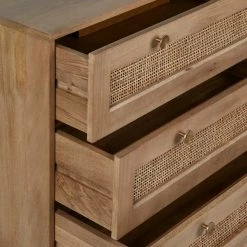 Dunelm Indi 3 Drawer Chest, Mango Wood -furniture Shop 30727645 alt04