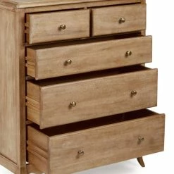 Dunelm Giselle 5 Drawer Chest, Mango Wood -furniture Shop 30727656 alt03