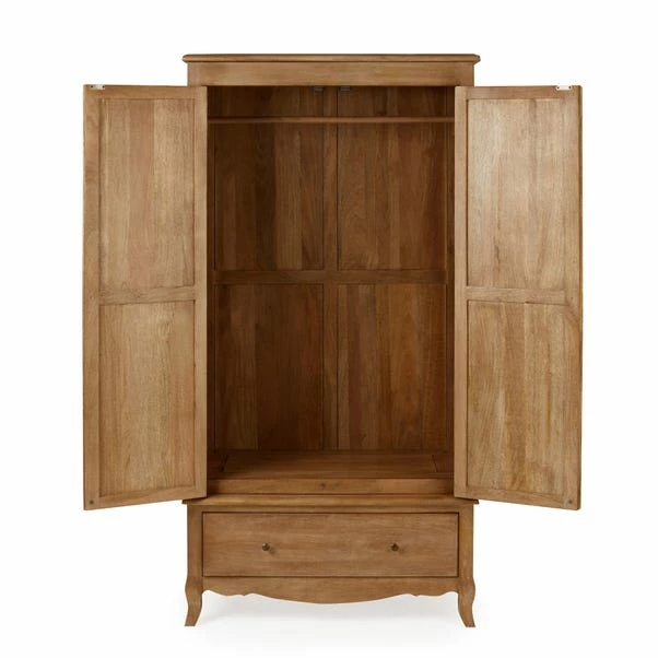Dunelm Giselle Double Wardrobe, Mango Wood 5 Dunelm Giselle Double Wardrobe, Mango Wood - Image 3