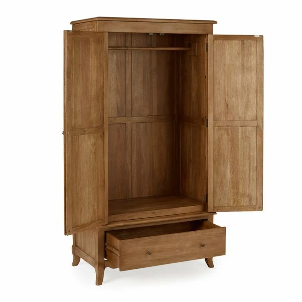 Dunelm Giselle Double Wardrobe, Mango Wood 6 Dunelm Giselle Double Wardrobe, Mango Wood - Image 4
