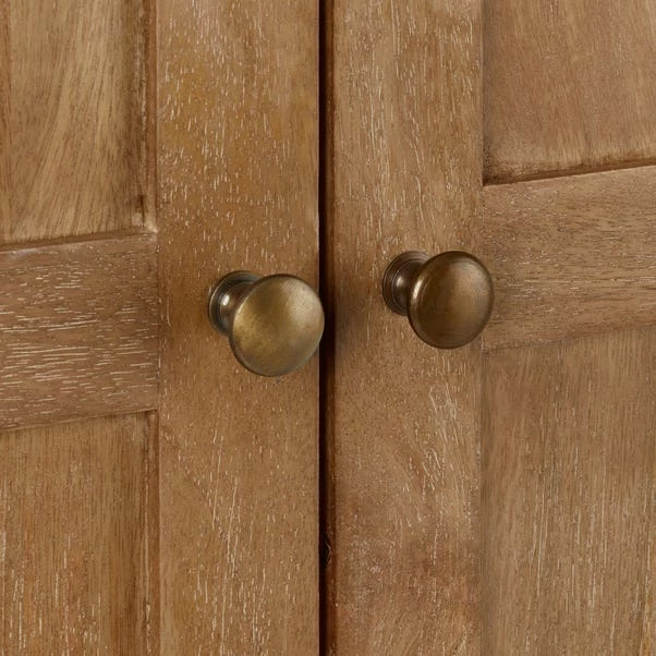 Dunelm Giselle Double Wardrobe, Mango Wood 8 Dunelm Giselle Double Wardrobe, Mango Wood - Image 6