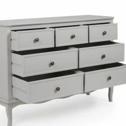 Dunelm Clara 7 Drawer Chest, Grey & Pine -furniture Shop 30728479 alt03