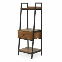 Dunelm Fulton Ladder Bedside Table, Pine Effect -furniture Shop 30728510 alt01