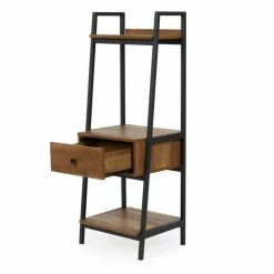 Dunelm Fulton Ladder Bedside Table, Pine Effect -furniture Shop 30728510 alt02