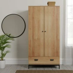 Dunelm Fulton Double 1 Drawer Wardrobe