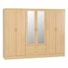 Seconique Nevada 6 Door 2 Drawer Wardrobe -furniture Shop 30739405