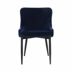 Dunelm Montreal Set Of 2 Velvet Dining Chairs -furniture Shop 30744776 alt01