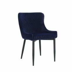 Dunelm Montreal Set Of 2 Velvet Dining Chairs -furniture Shop 30744776 alt02