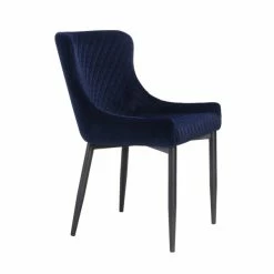 Dunelm Montreal Set Of 2 Velvet Dining Chairs -furniture Shop 30744776 alt03