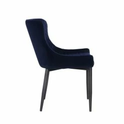 Dunelm Montreal Set Of 2 Velvet Dining Chairs -furniture Shop 30744776 alt04