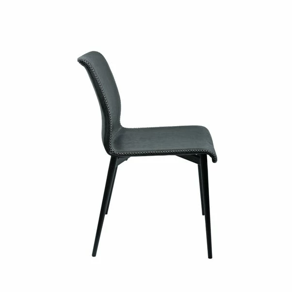 Dunelm Venice Faux Leather Dining Chair 5 Dunelm Venice Faux Leather Dining Chair - Image 3