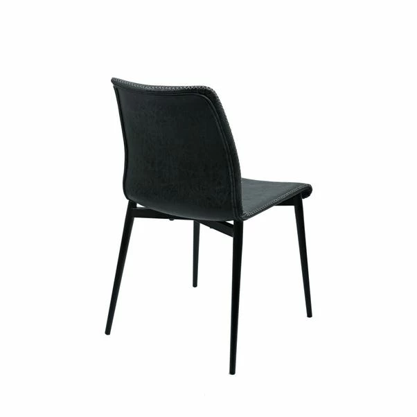 Dunelm Venice Faux Leather Dining Chair 6 Dunelm Venice Faux Leather Dining Chair - Image 4