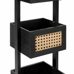 Dunelm French Cane Black Caddy -furniture Shop 30747342 alt03