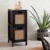 Dunelm French Cane Black 2 Drawer Unit 2 Dunelm French Cane Black 2 Drawer Unit -furniture Shop 30747344
