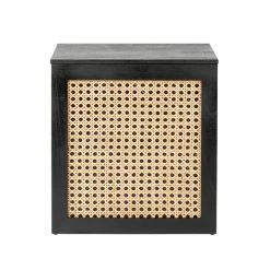 Dunelm French Cane Black Small Storage Box -furniture Shop 30747346 alt02