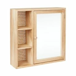 Dunelm French Cane Mirror Cabinet -furniture Shop 30747348 alt02