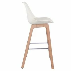 Dunelm Erik Bar Stool With White Back -furniture Shop 30747699 alt03