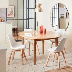 Dunelm Erik White Dining Chair -furniture Shop 30747700 alt01