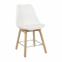 Dunelm Erik White Dining Chair -furniture Shop 30747700 alt03