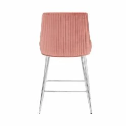 Dunelm Peyton Velvet Bar Stool -furniture Shop 30748311 alt05