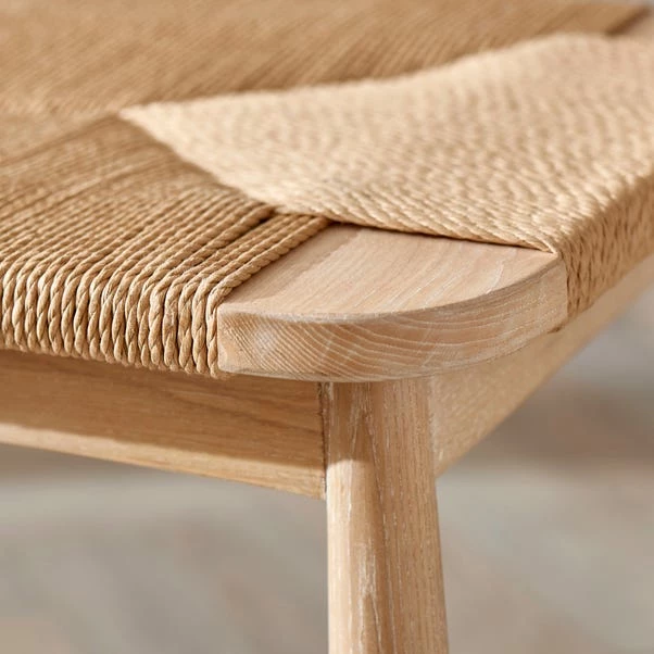 Dunelm Churchgate Ash Wood Spindle Bench 6 Dunelm Churchgate Ash Wood Spindle Bench - Image 4