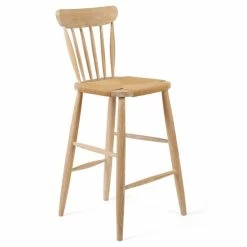 Dunelm Churchgate Ash Wood Spindle Bar Stool -furniture Shop 30748639 alt04