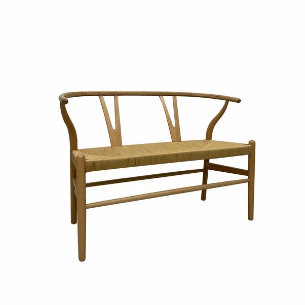 Dunelm Lara Wishbone Bench Seat 3 Dunelm Lara Wishbone Bench Seat