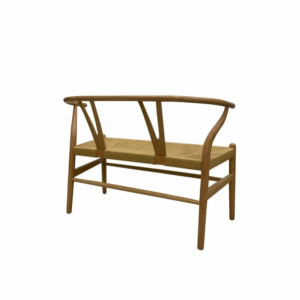 Dunelm Lara Wishbone Bench Seat 6 Dunelm Lara Wishbone Bench Seat - Image 4