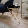 Dunelm Zoey Black Top Gold Effect Side Table 2 Dunelm Zoey Black Top Gold Effect Side Table -furniture Shop 30756925