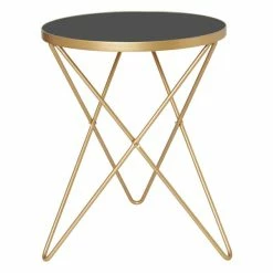 Dunelm Zoey Black Top Gold Effect Side Table 9 Dunelm Zoey Black Top Gold Effect Side Table -furniture Shop 30756925 alt02