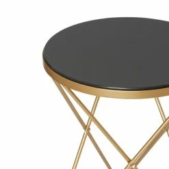 Dunelm Zoey Black Top Gold Effect Side Table 10 Dunelm Zoey Black Top Gold Effect Side Table -furniture Shop 30756925 alt03