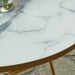 Dunelm Zoey White Marble Effect Coffee Table 7 Dunelm Zoey White Marble Effect Coffee Table -furniture Shop 30764036 alt01
