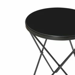 Dunelm Zoey Black Top Side Table -furniture Shop 30764038 alt03
