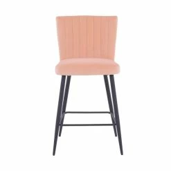 Dunelm Taylor Velvet Bar Stool
