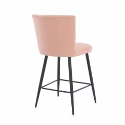 Dunelm Taylor Velvet Bar Stool -furniture Shop 30764837 alt04