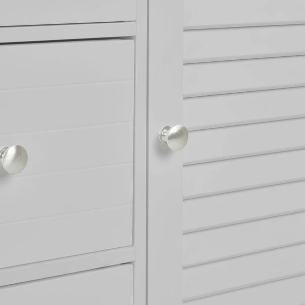 Dunelm Nautical Grey 3 Drawer Console Unit 7 Dunelm Nautical Grey 3 Drawer Console Unit - Image 5