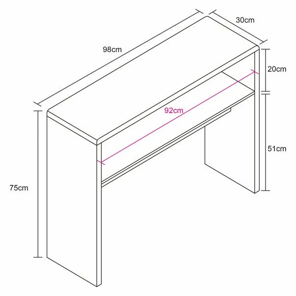 Lloyd Pascal Knox Compact Console Table 8 Lloyd Pascal Knox Compact Console Table - Image 6