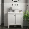 Dunelm Lynton White Compact Bathroom Under Sink Unit -furniture Shop 30765728
