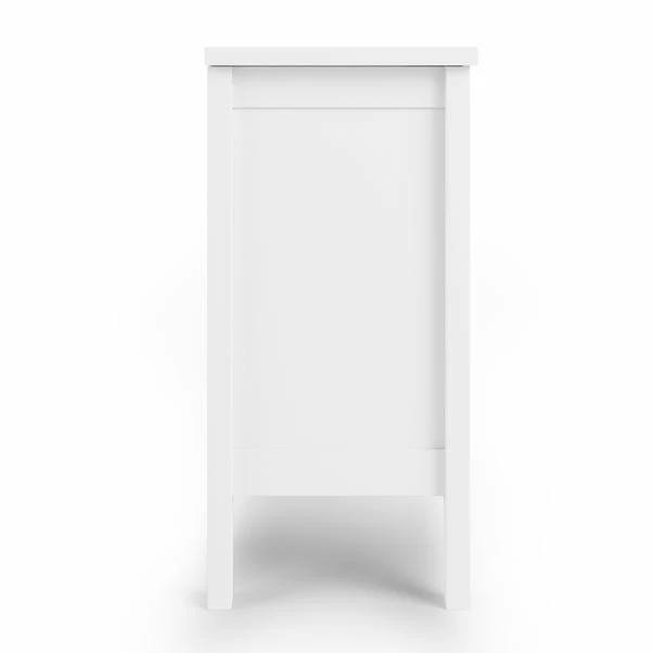 Dunelm Lynton White Compact Bathroom Under Sink Unit 6 Dunelm Lynton White Compact Bathroom Under Sink Unit - Image 4