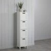 Dunelm Rimini White 4 Drawer Unit -furniture Shop 30765731
