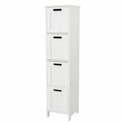 Dunelm Rimini White 4 Drawer Unit -furniture Shop 30765731 alt05